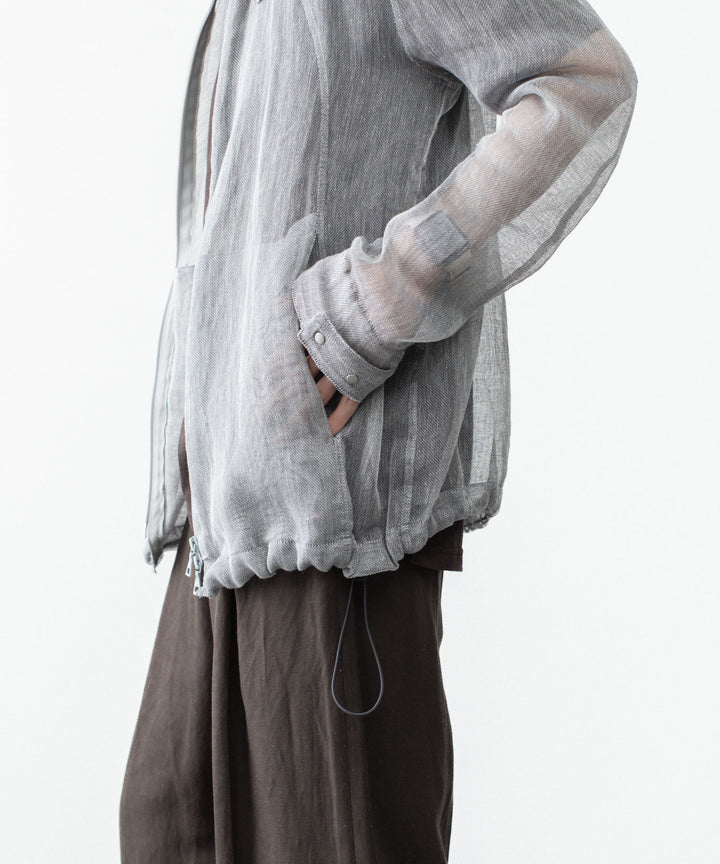 【OPPOSE DUALITY】MOSQUITO NET PARKA - LIGHT GRAY