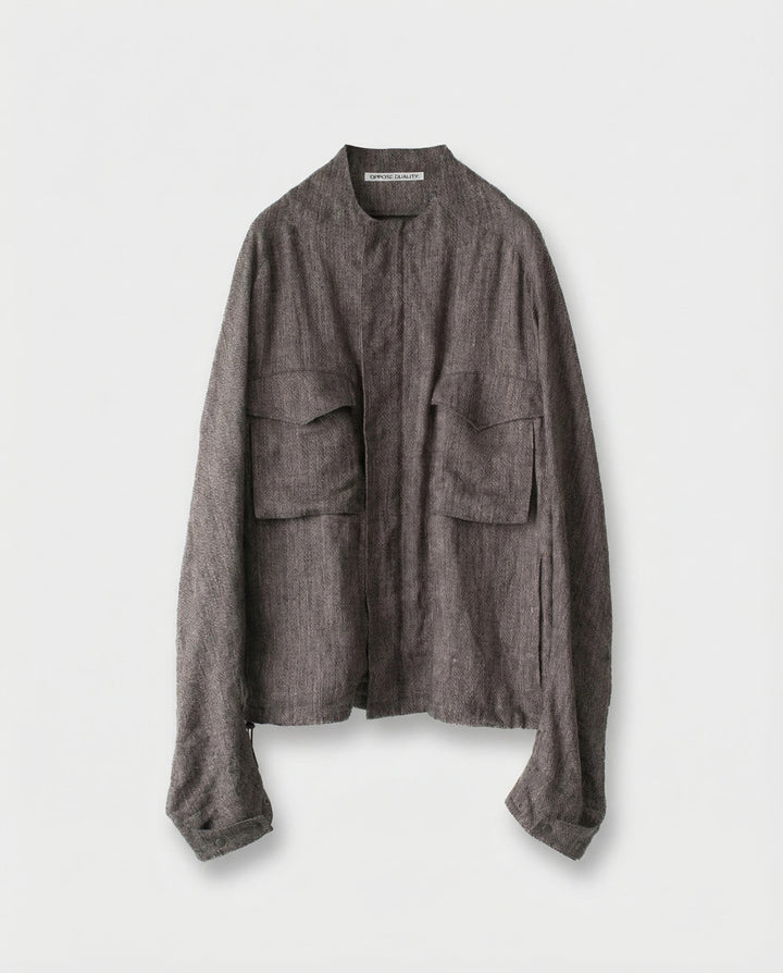 OPPOSE DUALITY オポーズデュアリティのM-65 SHORT LINENのBROWN 公式通販サイトsession福岡セレクトショップ