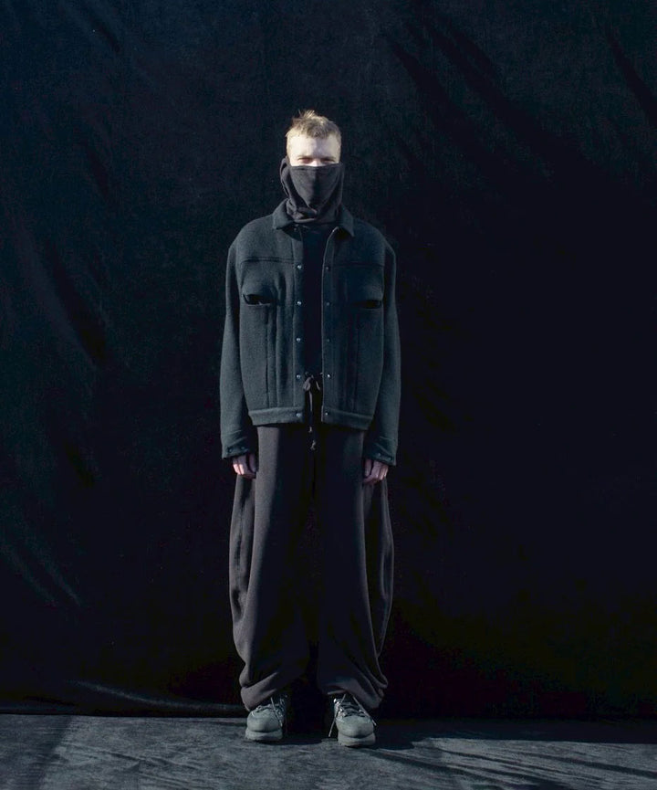 OPPOSE DUALITY-オポーズデュアリティのTWIST FLEECE TRSのBLACK公式通販サイトsession福岡セレクトショップ