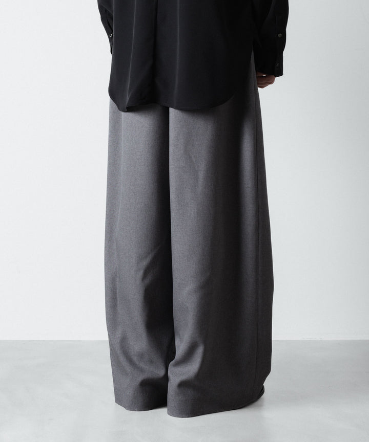 ato(アトウ)のRECYCLE POLYESTER WIDE PANTS - GRAYの公式通販サイトsession福岡セレクトショップ