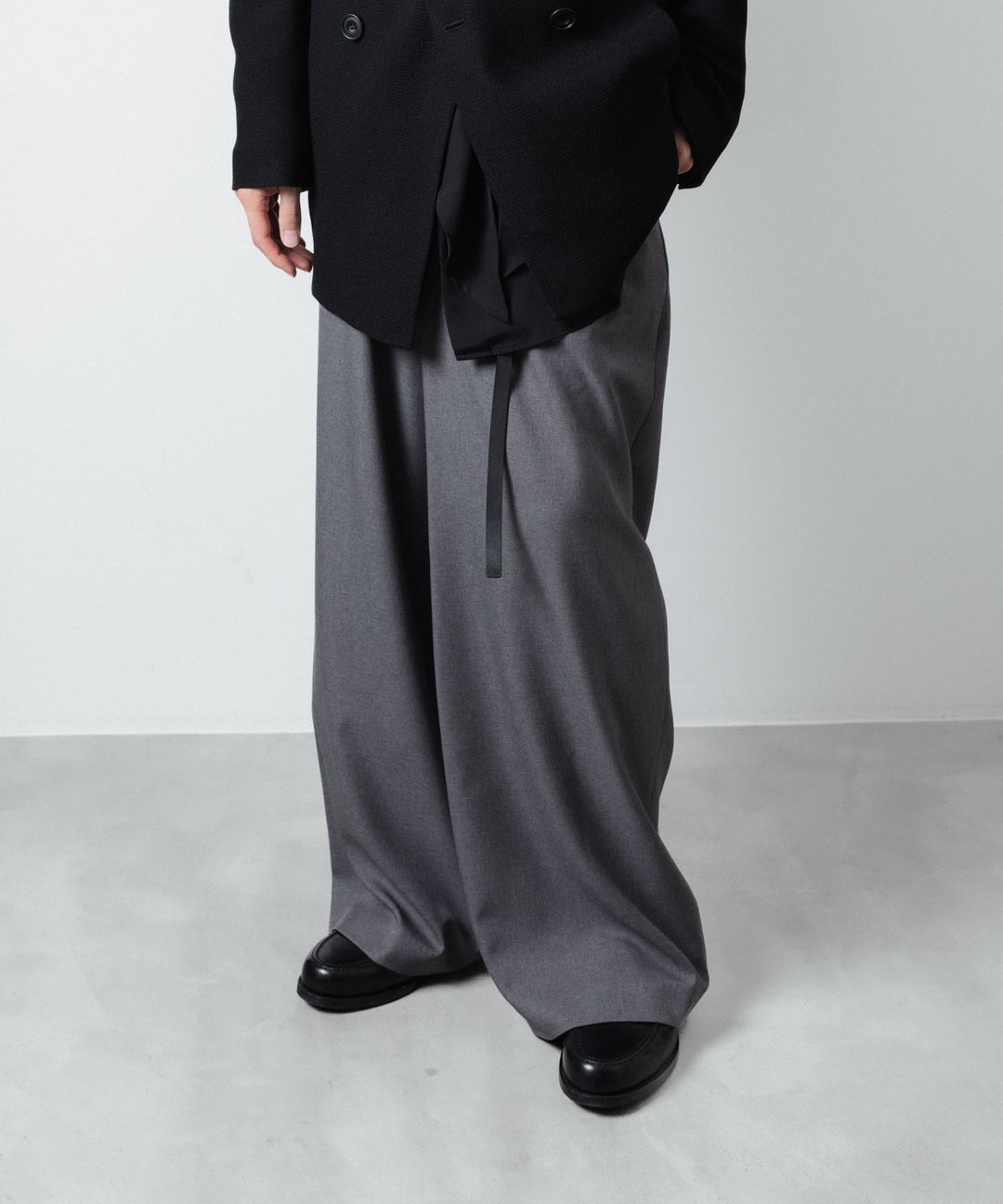 ato(アトウ)のRECYCLE POLYESTER WIDE PANTS - GRAYの公式通販サイトsession福岡セレクトショップ