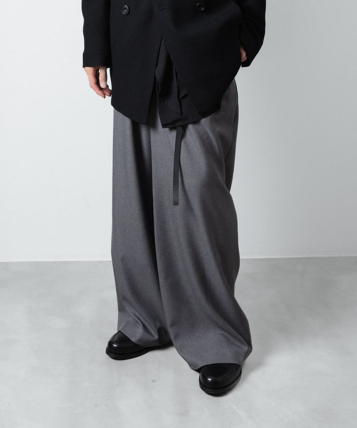 ato(アトウ)のRECYCLE POLYESTER WIDE PANTS - GRAYの公式通販サイトsession福岡セレクトショップ