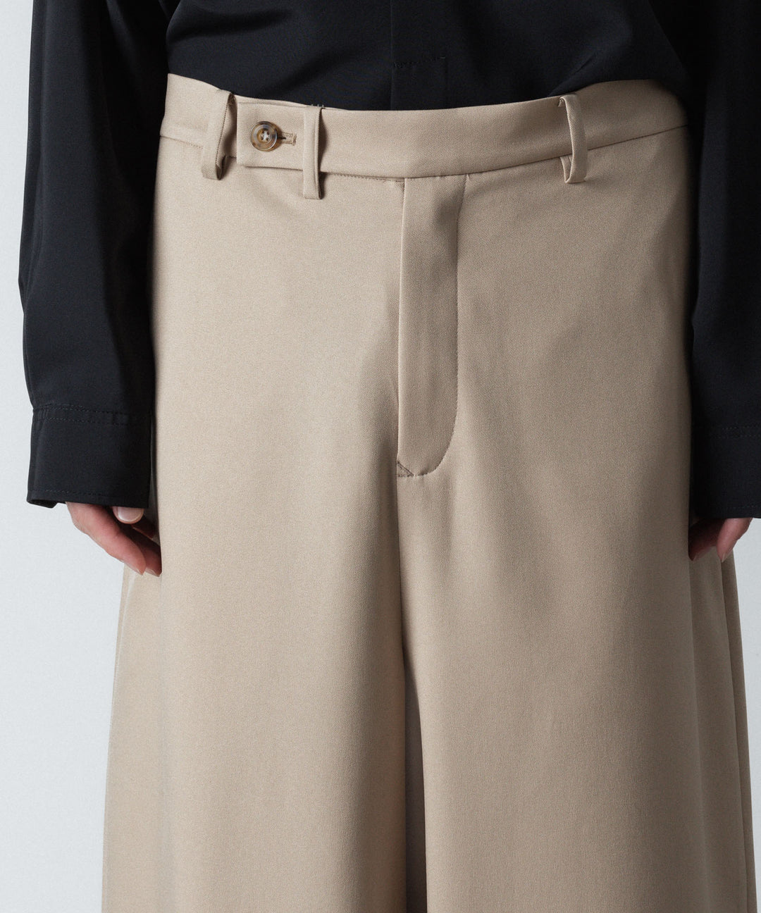 ato(アトウ)のRECYCLE POLYESTER WIDE PANTS - BEIGEの公式通販サイトsession福岡セレクトショップ