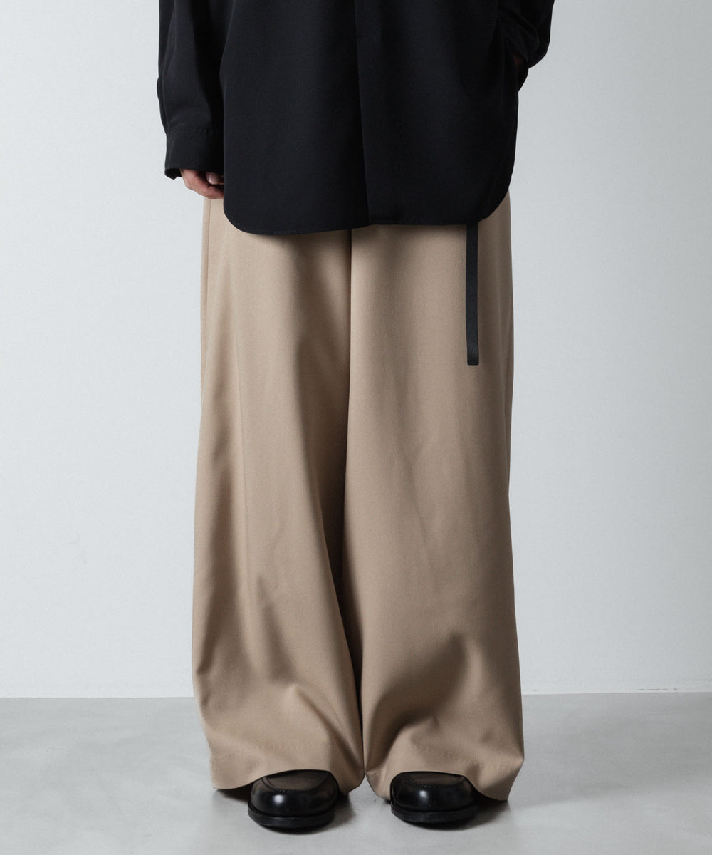 ato(アトウ)のRECYCLE POLYESTER WIDE PANTS - BEIGEの公式通販サイトsession福岡セレクトショップ