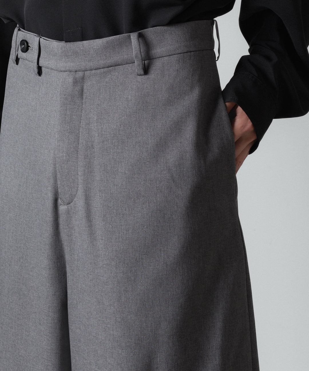 ato(アトウ)のRECYCLE POLYESTER WIDE PANTS - GRAYの公式通販サイトsession福岡セレクトショップ