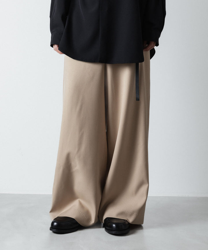 ato(アトウ)のRECYCLE POLYESTER WIDE PANTS - BEIGEの公式通販サイトsession福岡セレクトショップ