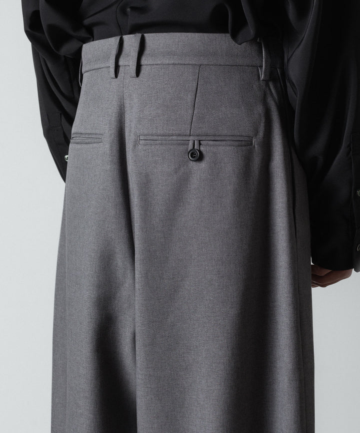 ato(アトウ)のRECYCLE POLYESTER WIDE PANTS - GRAYの公式通販サイトsession福岡セレクトショップ