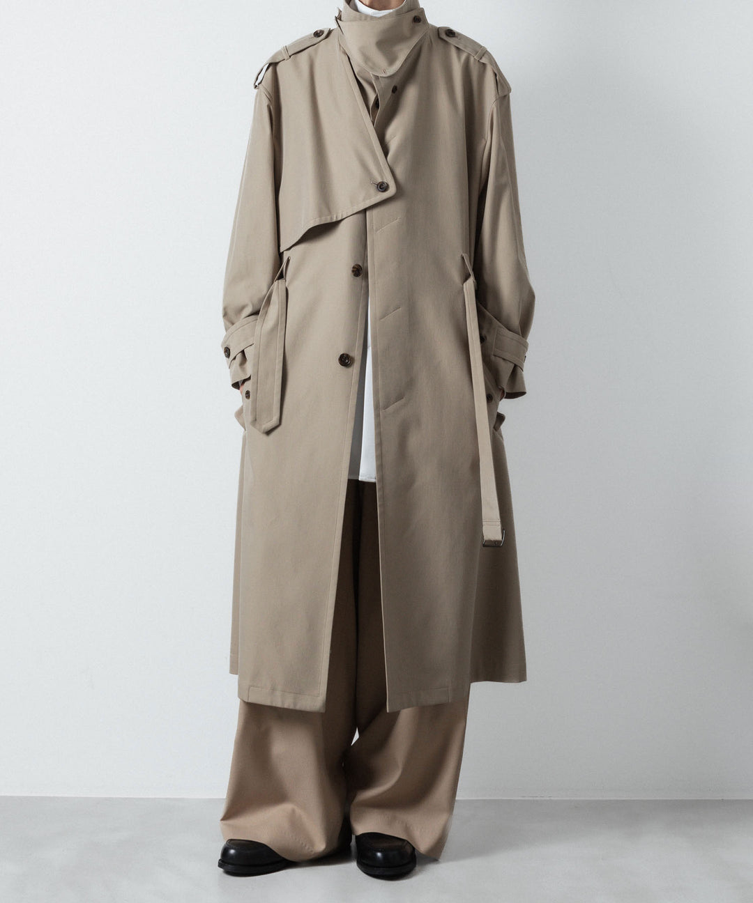 ato(アトウ)のRECYCLE POLYESTER WIDE PANTS - BEIGEの公式通販サイトsession福岡セレクトショップ