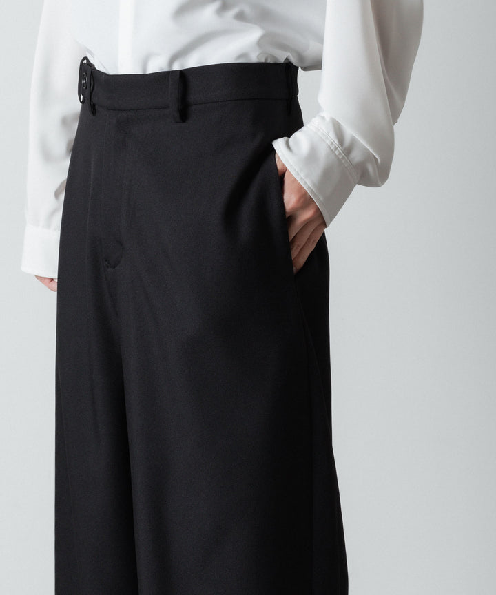 ato(アトウ)のRECYCLE POLYESTER WIDE PANTS - BLACKの公式通販サイトsession福岡セレクトショップ
