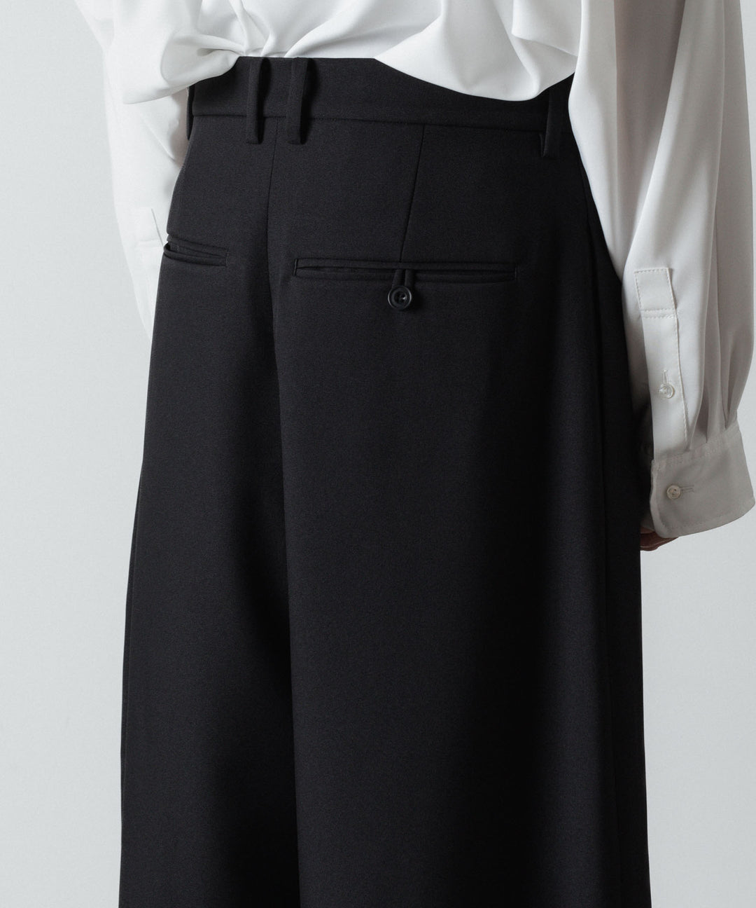 ato(アトウ)のRECYCLE POLYESTER WIDE PANTS - BLACKの公式通販サイトsession福岡セレクトショップ