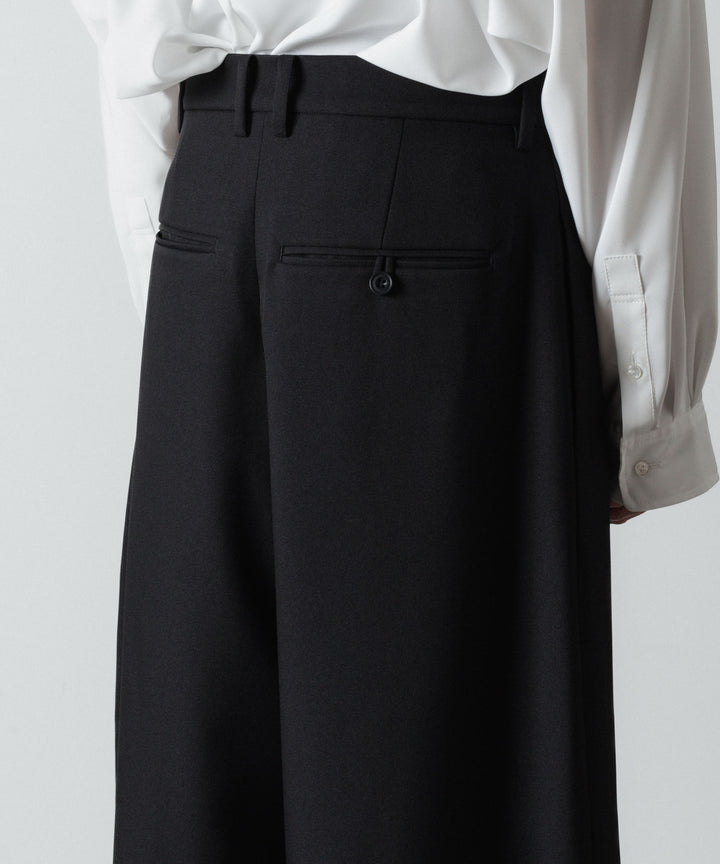 ato(アトウ)のRECYCLE POLYESTER WIDE PANTS - BLACKの公式通販サイトsession福岡セレクトショップ