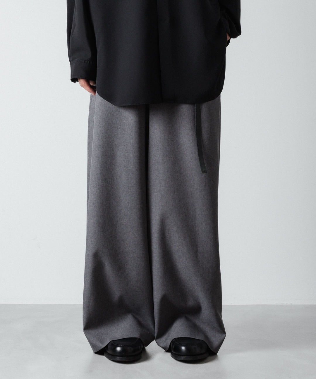 ato(アトウ)のRECYCLE POLYESTER WIDE PANTS - GRAYの公式通販サイトsession福岡セレクトショップ