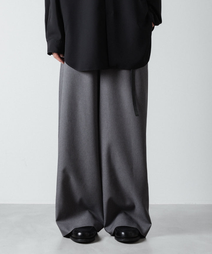 ato(アトウ)のRECYCLE POLYESTER WIDE PANTS - GRAYの公式通販サイトsession福岡セレクトショップ