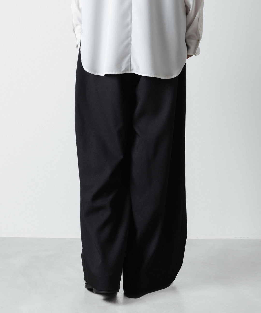 ato(アトウ)のRECYCLE POLYESTER WIDE PANTS - BLACKの公式通販サイトsession福岡セレクトショップ