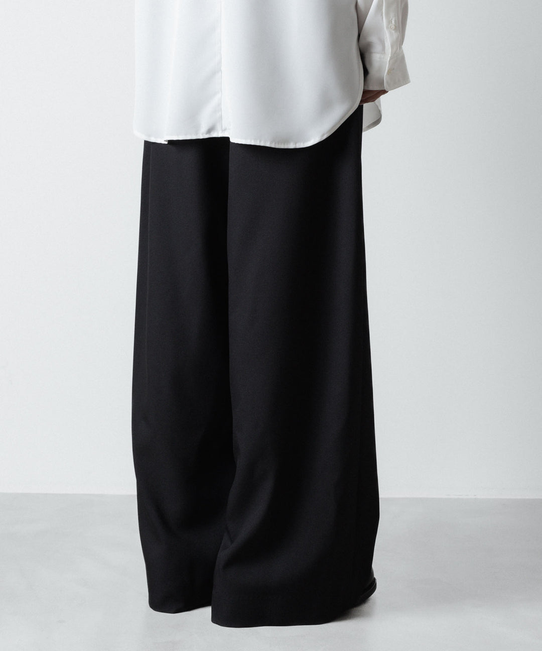 ato(アトウ)のRECYCLE POLYESTER WIDE PANTS - BLACKの公式通販サイトsession福岡セレクトショップ