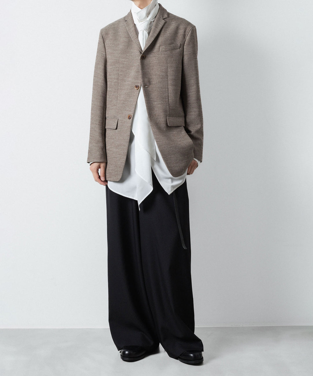 ato(アトウ)のRECYCLE POLYESTER WIDE PANTS - BLACKの公式通販サイトsession福岡セレクトショップ