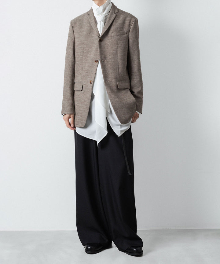 ato(アトウ)のRECYCLE POLYESTER WIDE PANTS - BLACKの公式通販サイトsession福岡セレクトショップ