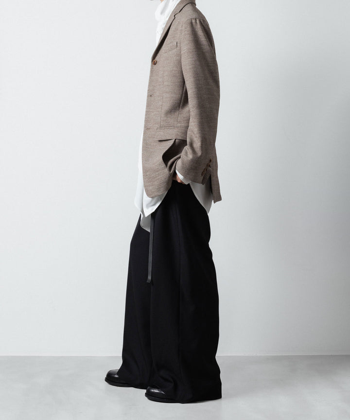 ato(アトウ)のRECYCLE POLYESTER WIDE PANTS - BLACKの公式通販サイトsession福岡セレクトショップ