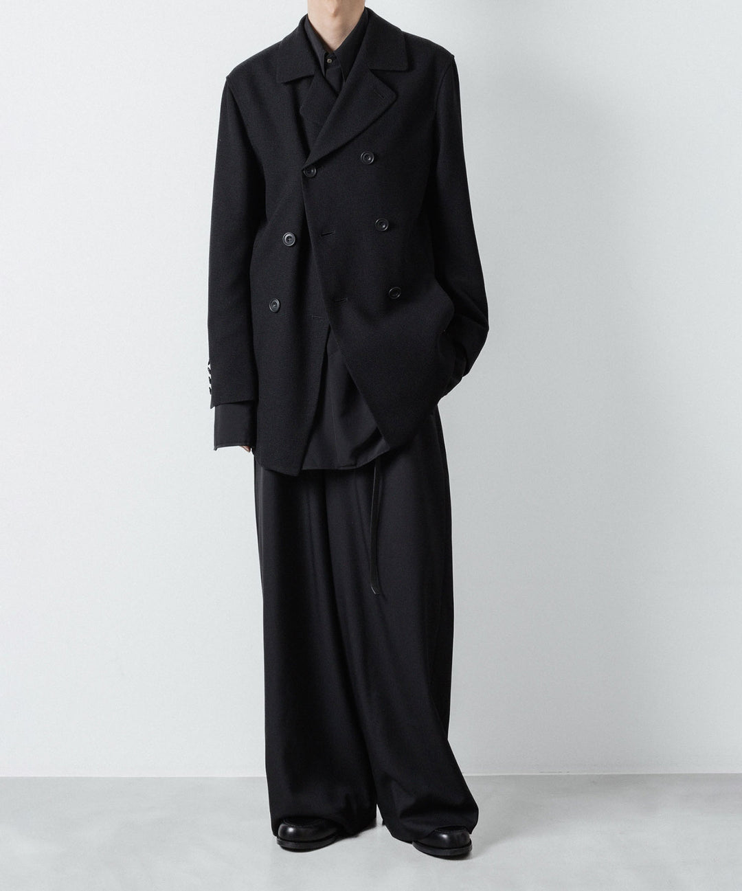 ato(アトウ)のRECYCLE POLYESTER WIDE PANTS - BLACKの公式通販サイトsession福岡セレクトショップ