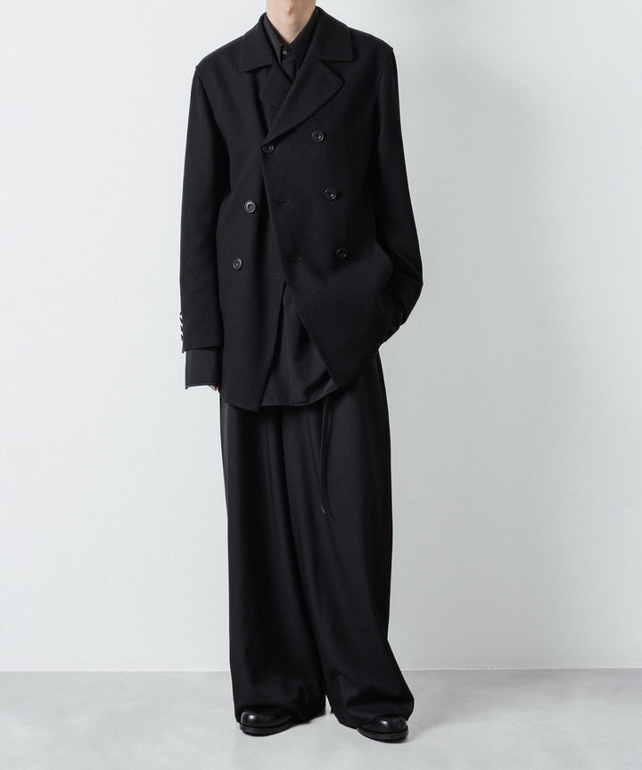ato(アトウ)のRECYCLE POLYESTER WIDE PANTS - BLACKの公式通販サイトsession福岡セレクトショップ