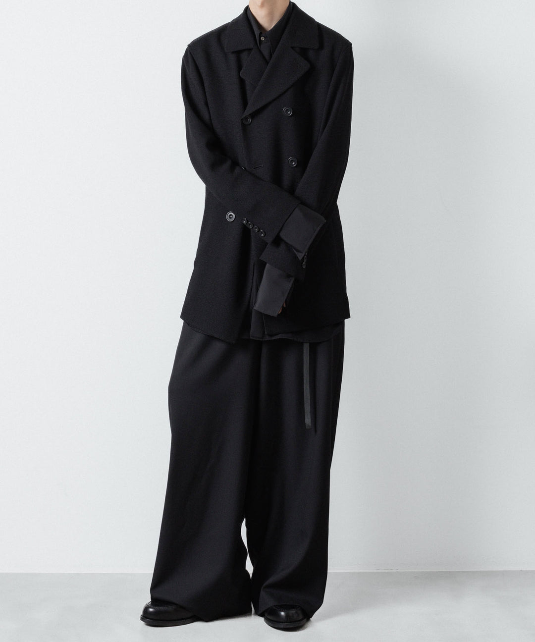 ato(アトウ)のRECYCLE POLYESTER WIDE PANTS - BLACKの公式通販サイトsession福岡セレクトショップ