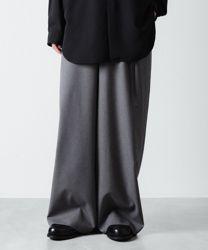 ato(アトウ)のRECYCLE POLYESTER WIDE PANTS - GRAYの公式通販サイトsession福岡セレクトショップ