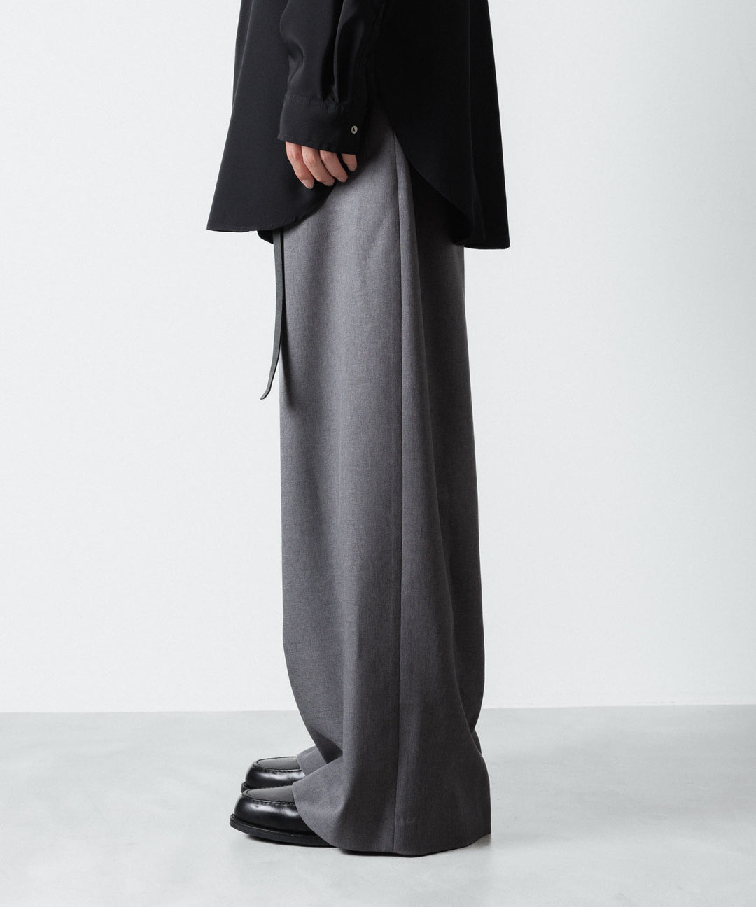 ato(アトウ)のRECYCLE POLYESTER WIDE PANTS - GRAYの公式通販サイトsession福岡セレクトショップ