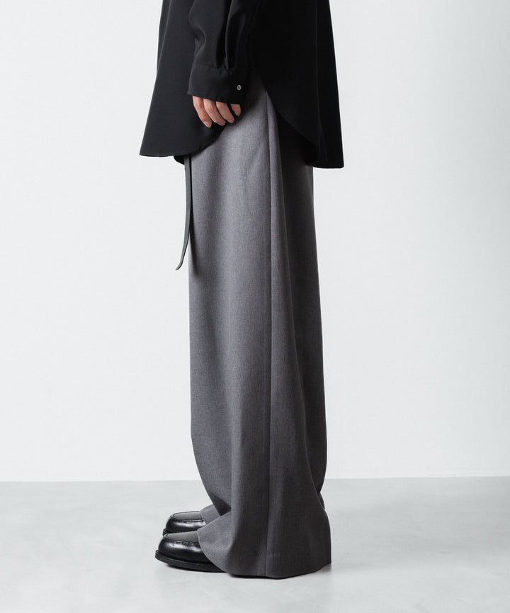 ato(アトウ)のRECYCLE POLYESTER WIDE PANTS - GRAYの公式通販サイトsession福岡セレクトショップ