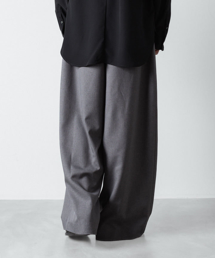 ato(アトウ)のRECYCLE POLYESTER WIDE PANTS - GRAYの公式通販サイトsession福岡セレクトショップ