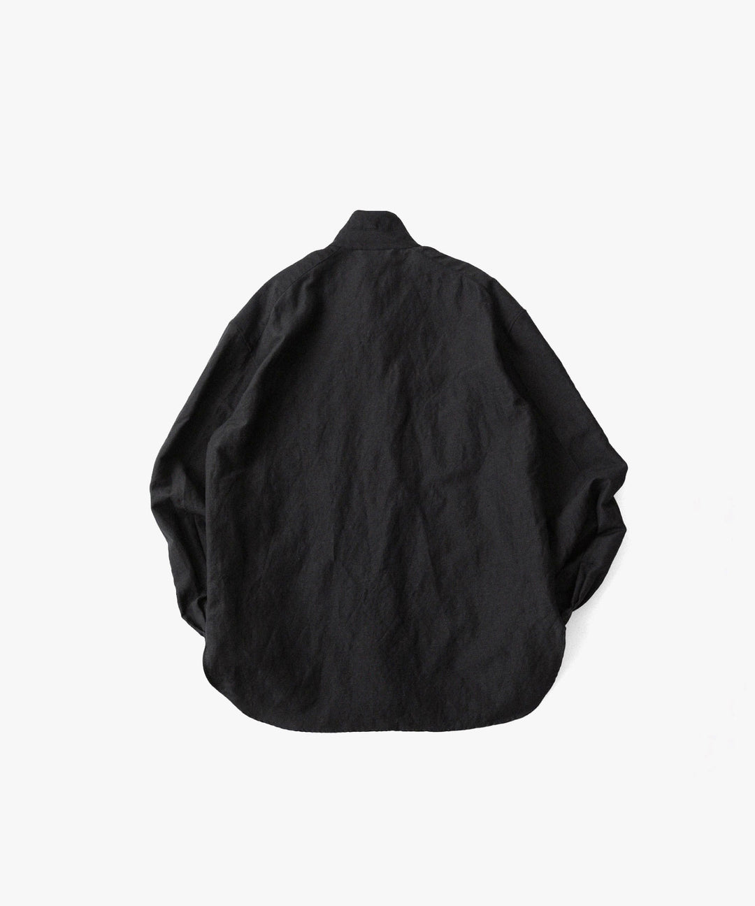 phebus- フィーバスのWOOL LINEN SHIRTのBLACK公式通販サイトsession福岡セレクトショップ
