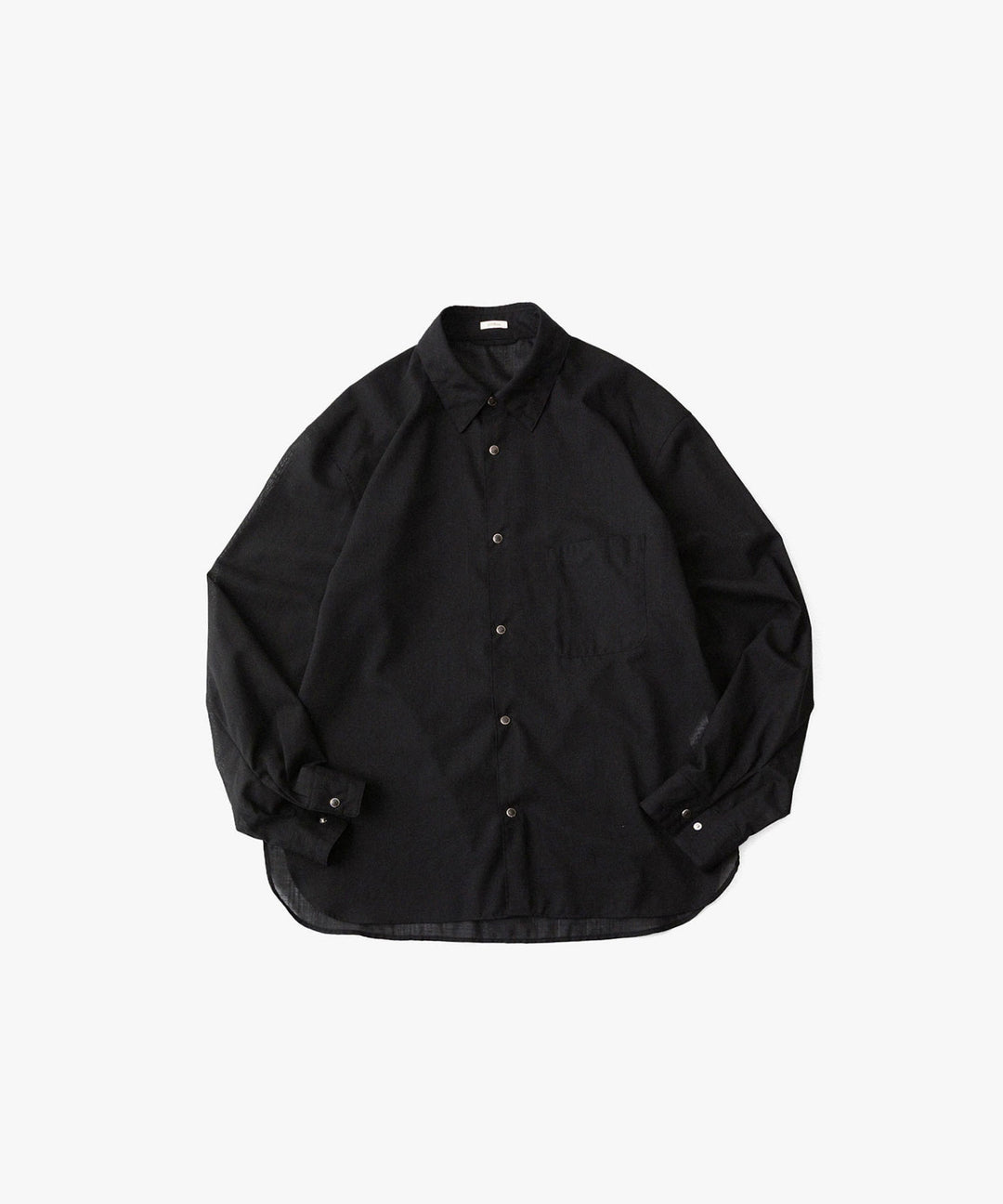 phebus- フィーバスのWOOL POLY TROPICAL SHIRTのBLACK公式通販サイトsession福岡セレクトショップ