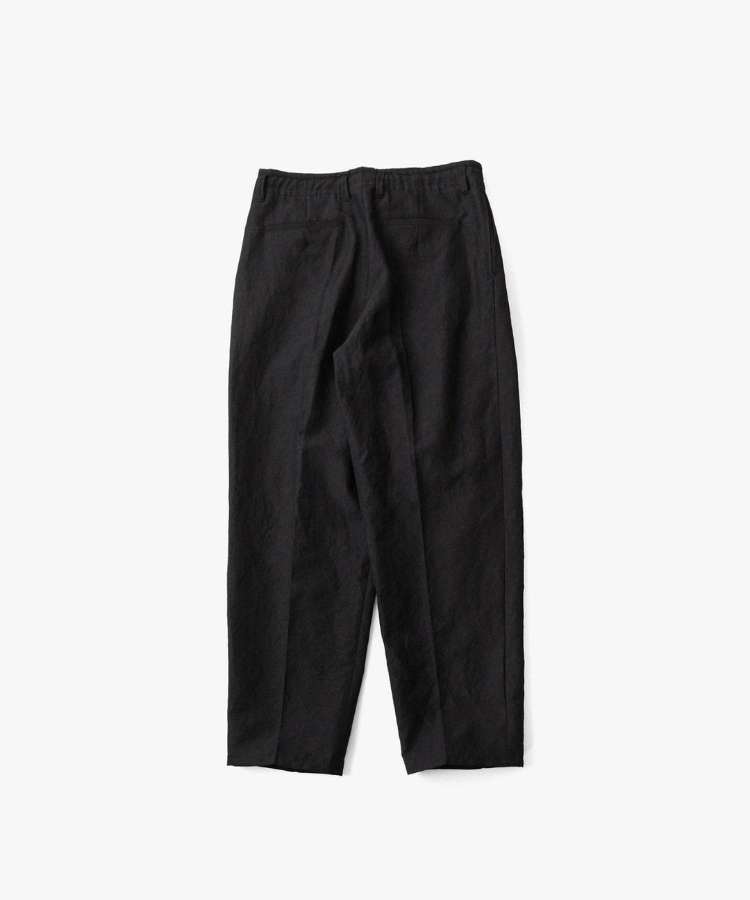 phebus- フィーバスのWOOL LINEN WIDE TAPERED PANTSのBLACK公式通販サイトsession福岡セレクトショップ
