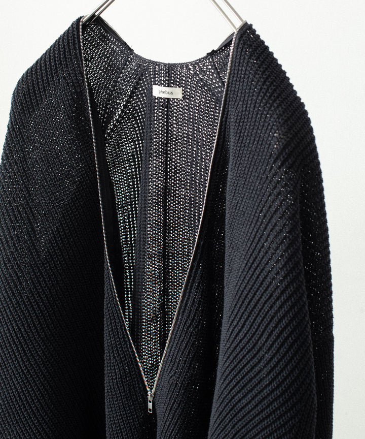 phebus フィーバスのHEMP KNIT ZIP-UP JUMPERの公式通販サイトsession福岡セレクトショップ