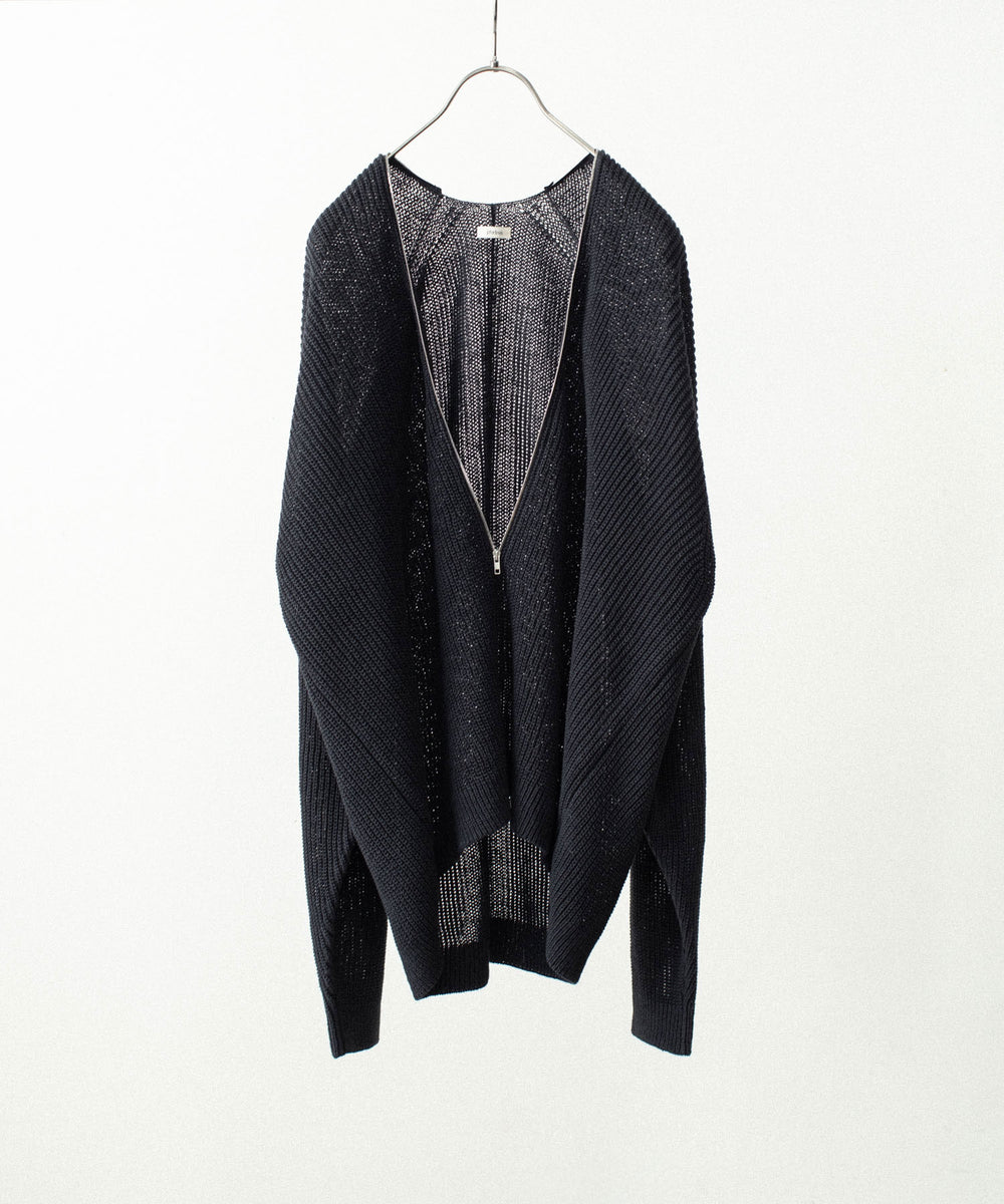phebus フィーバスのHEMP KNIT ZIP-UP JUMPERの公式通販サイトsession福岡セレクトショップ