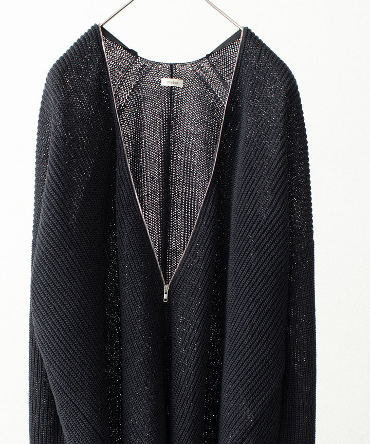 phebus フィーバスのHEMP KNIT ZIP-UP JUMPERの公式通販サイトsession福岡セレクトショップ
