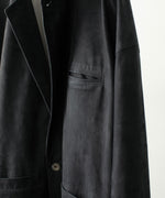 画像をギャラリービューアに読み込む, 【phebus】COW NUBUCK JACKET - CHARCOAL
