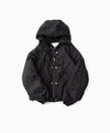 【paratrait】POROUS SKIN PARKA - BLACK