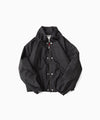 【paratrait】POROUS SKIN BLOUSON - BLACK