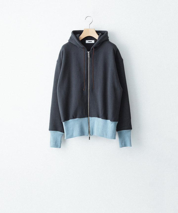 REVERBERATE - リバーバレイトのTWO TONE HOODYのNAVY公式通販サイトsession福岡セレクトショップ