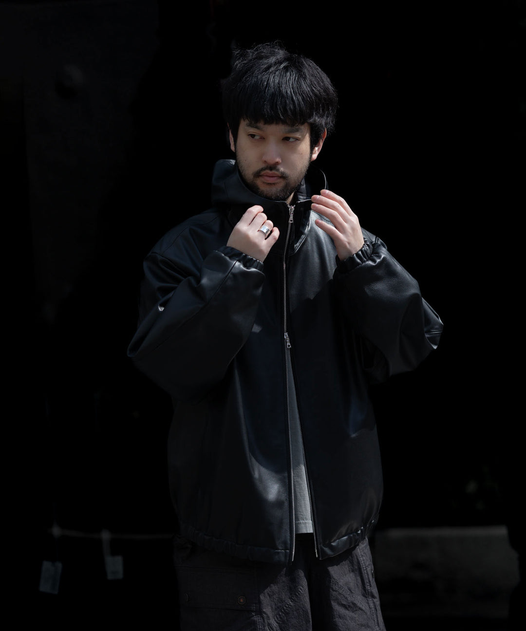 ssstein(シュタイン)のLEATHER HOODED SHORT JACKET - BLACKの公式通販サイトsession福岡セレクトショップ