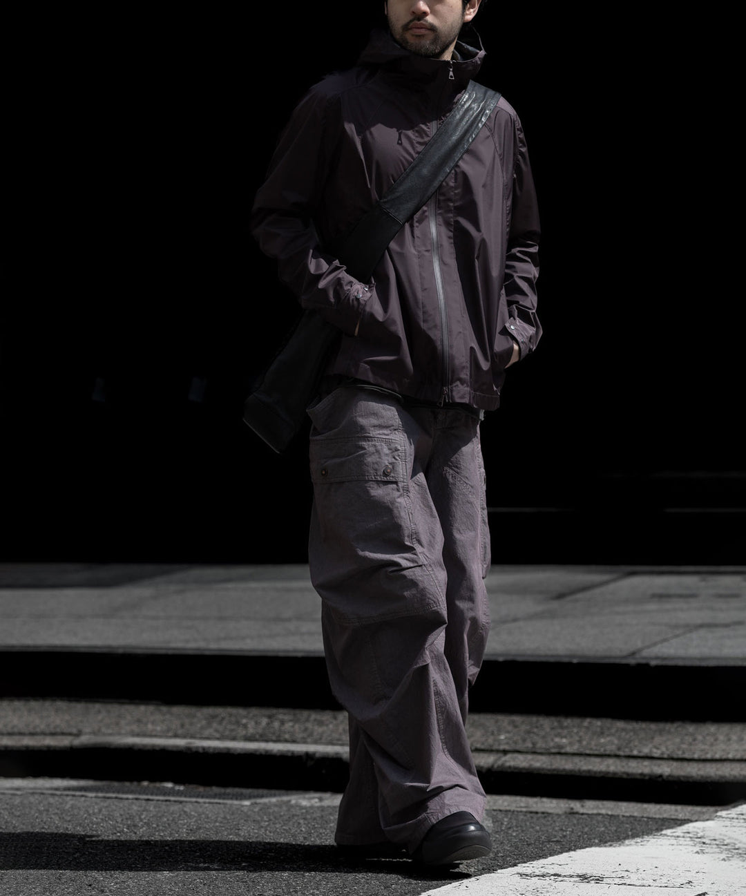 OPPOSE DUALITY オポーズデュアリティのSHORT PARKA 3L NYLON - PURPLE 公式通販サイトsession福岡セレクトショップ