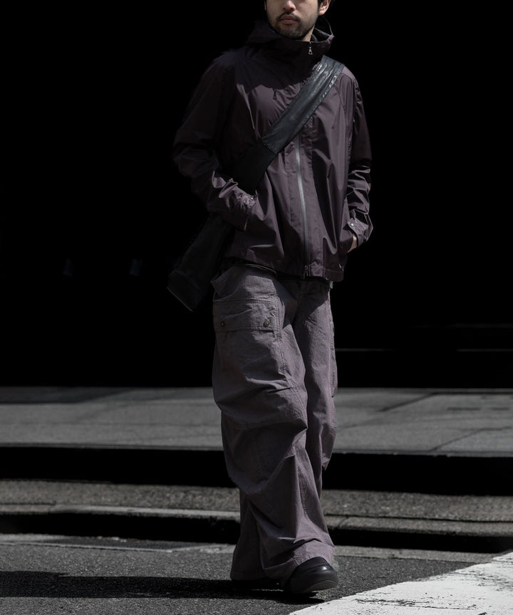 OPPOSE DUALITY オポーズデュアリティのSHORT PARKA 3L NYLON - PURPLE 公式通販サイトsession福岡セレクトショップ