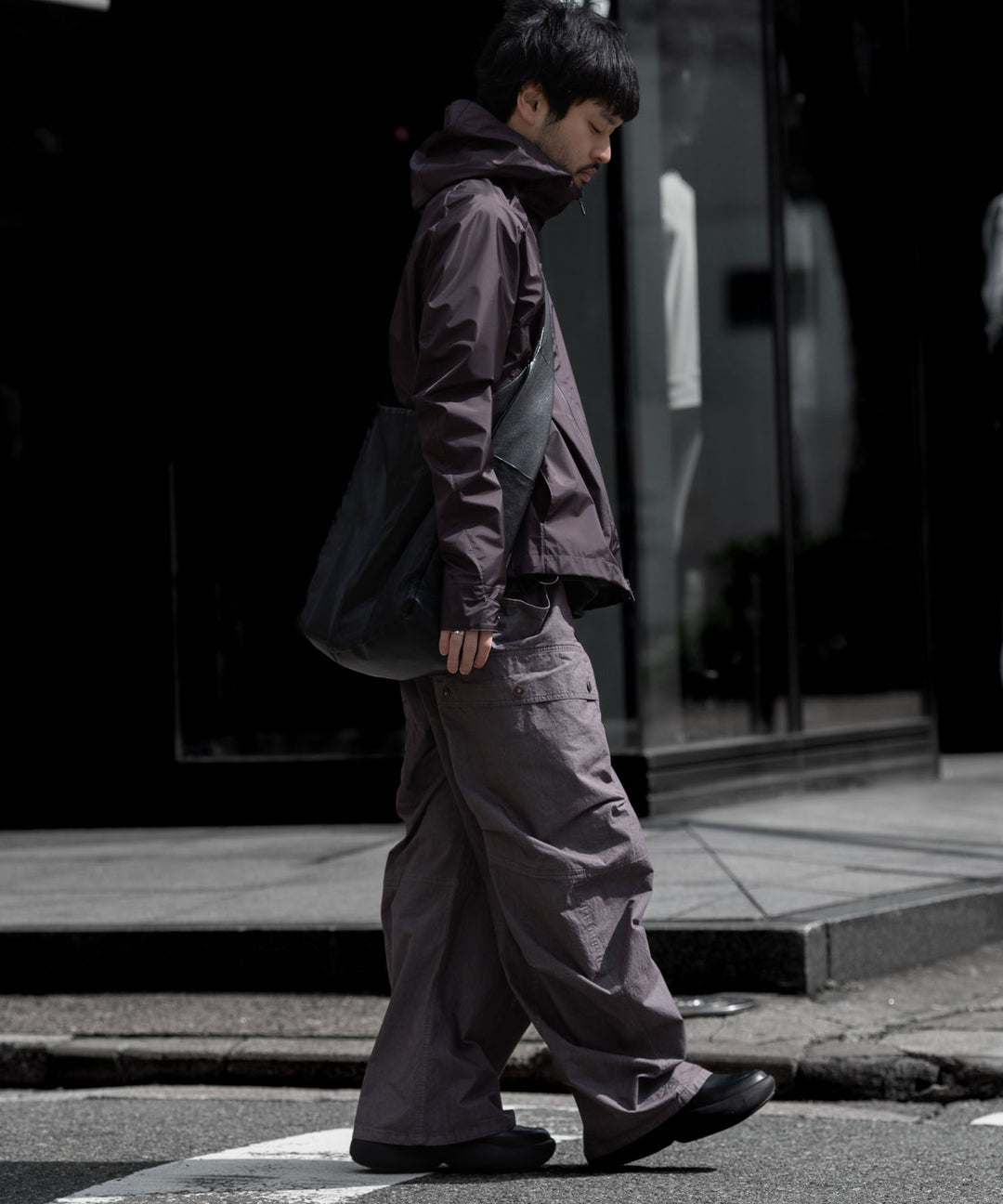 OPPOSE DUALITY オポーズデュアリティのSHORT PARKA 3L NYLON - PURPLE 公式通販サイトsession福岡セレクトショップ