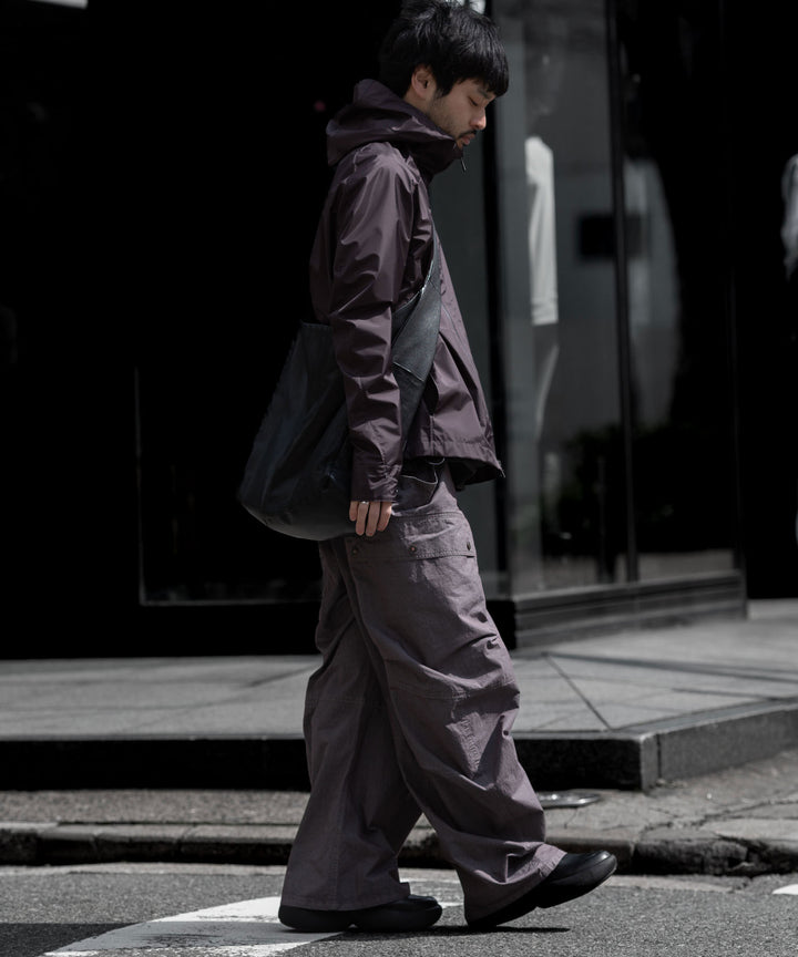OPPOSE DUALITY オポーズデュアリティのSHORT PARKA 3L NYLON - PURPLE 公式通販サイトsession福岡セレクトショップ