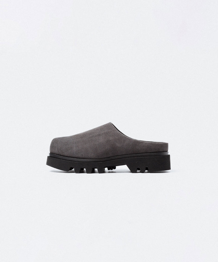 【 SINE &amp; COSINE 】HANNES / MULE VIBRAM TWEETY - SUEDE DARK GREY