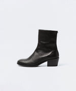 画像をギャラリービューアに読み込む, 【 SINE &amp; COSINE 】PACO / BOOT CUBAN HEEL LEATHER SOLE - BUFFALO BLACK
