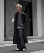 画像をギャラリービューアに読み込む, VEIN ヴェインのWO DOUBLE MELTON MAXI COAT - BLACKの公式通販サイトsession福岡セレクトショップ
