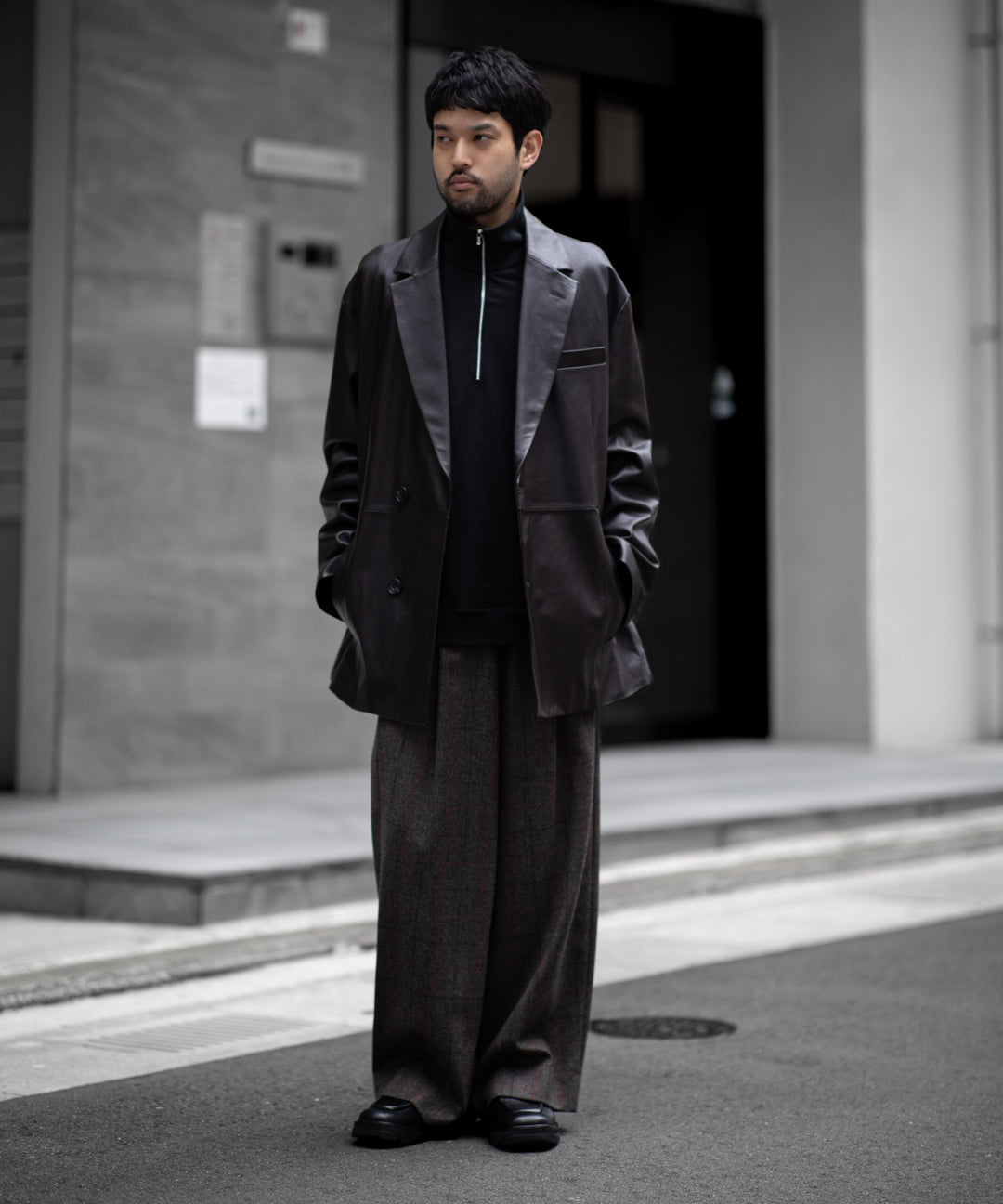 KANEMASA PHIL. カネマサフィルの36G SUPER FINE GAUGE HALF ZIP PULLOVER - BLACKの公式通販サイトsession福岡セレクトショップ 