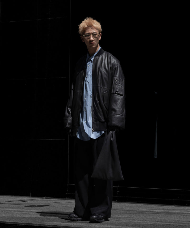 ssstein(シュタイン)の24AWコレクション LEATHER FLIGHT JACKET - BLACK 公式通販サイトsession福岡セレクトショップ