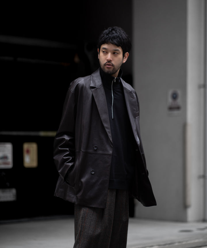 KANEMASA PHIL. カネマサフィルの36G SUPER FINE GAUGE HALF ZIP PULLOVER - BLACKの公式通販サイトsession福岡セレクトショップ 